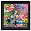 Image 1 : Mr. Brainwash, "Chaplain" Framed Original Mixed Media, Hand Signed with Certificate of Authenticity.