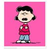 Image 1 : Peanuts, "Lucy: Pink" Hand Numbered Limited Edition Fine Art Print with Certificate of Authenticity.