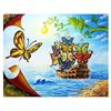 Image 1 : Eugene Poliarush- Original Oil on Canvas "The Boat Is Leaving The Shore"