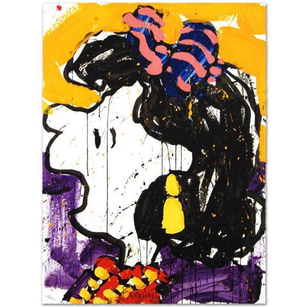 "Glam Slam" Limited Edition Hand Pulled Original Lithograph by Renowned Charles Schulz Protege, Tom 