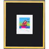 Image 2 : Peter Max- Original Lithograph "COSMIC SAILBOAT"