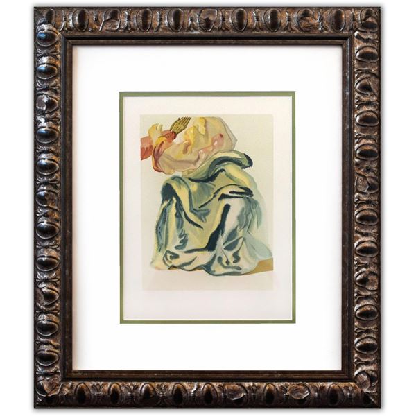 Salvador Dali- Original Color Woodcut on B.F.K. Rives Paper