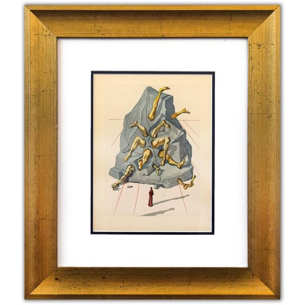 Salvador Dali- Original Color Woodcut on B.F.K. Rives Paper