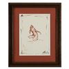 Image 1 : Marta Wiley, Framed Original Mixed Media Painting on Canvas, Thumb Printed and Hand Signed with Lett