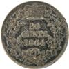 Image 2 : New Brunswick 1864 20 Cents ICCS VF-30