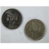 Image 1 : 1870 RB and 1874H Crosslet 4 both EF-AU