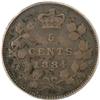 Image 2 : Canada 5 Cents 1884 Near 4 PCGS VG-10