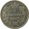 Image 2 : Canada Five Cents 1885 5 Over 5, Fine