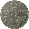 Image 2 : Canada Five Cents 1925 ICCS VF-20