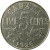 Image 2 : Canada Five Cents 1926 Far 6, VF-EF