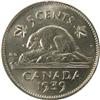 Image 2 : Canada Five Cents 1939 ICCS MS-65