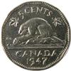 Image 2 : Canada Five Cents 1947 Dot ICCS MS-64