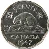 Image 2 : Canada Five Cents 1947 Dot PCGS MS-64