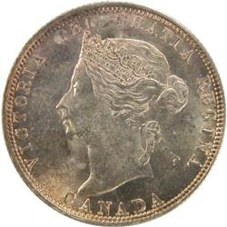 Canada 25 Cents 1882H ICCS MS-62