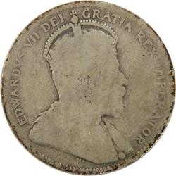 25 Cents 1906 Small Crown ICCS G-4