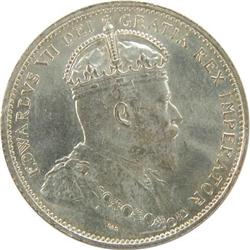 Canada 25 Cents 1910 ICCS MS-64
