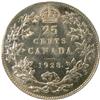 Image 2 : Canada 25 Cents 1928 ICCS MS-63