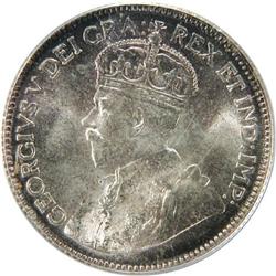 Canada 25 Cents 1936 PCGS MS-66