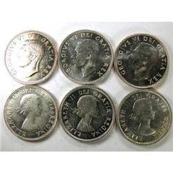1950 51HR 52LR 53NSF 53SF 54, Unc ChUnc