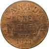 Image 2 : Canada One Cent 1921 ICCS MS-64 Red