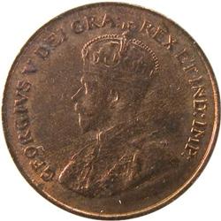 Canada One Cent 1921 ICCS MS-63 Red