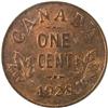 Image 2 : Canada One Cent 1928 ICCS MS-64 Red