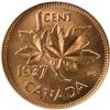 Image 2 : Canada One Cent 1937 PCGS MS-66 Red