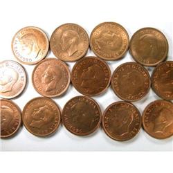 1937-1952. 14 pieces, Choice to Gem Unc