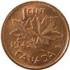 Image 2 : Canada One Cent 1942 ICCS MS-64 Red