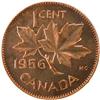 Image 2 : Canada One Cent 1956 PCGS PL-67 Red