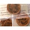 Image 1 : 1959 x5 and 1965 T3 x11, ICCS MS-64 Red