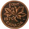 Image 2 : Canada One Cent 1970 ICCS SP-66 Cameo