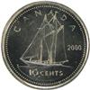 Image 2 : Canada Ten Cents 2000P ICCS MS-65