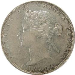 Canada 50 Cents 1870 No LCW ICCS EF-40