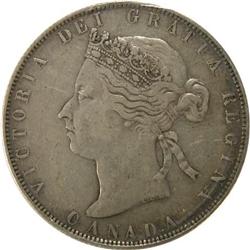Canada Fifty Cents 1881H ICCS VF-20