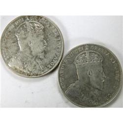 1906 and 1907, both VF