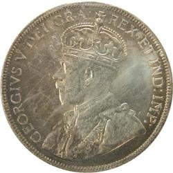 Canada Fifty Cents 1913 ICCS MS-65