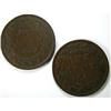 Image 2 : 1859 W9/8 and 1859 DP#2, both VF-EF