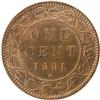 Image 2 : Canada Large Cent 1881H ICCS MS-63 Red