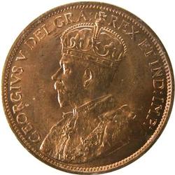 Canada Large Cent 1912 ICCS MS-65 Red