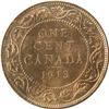 Image 2 : Canada Large Cent 1913 ICCS MS-64 Red