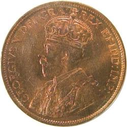 Canada Large Cent 1915 ICCS MS-65 Red