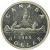 Image 2 : Canada Silver Dollar 1948 ICCS MS-60