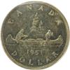 Image 2 : Canada Silver Dollar 1951 ICCS MS-65