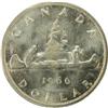 Image 2 : Canada Silver Dollar 1960 ICCS MS-65