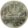 Image 2 : Canada Silver Dollar 1963 ICCS MS-65