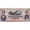 Image 1 : 1859 Four Dollars Bank of Brantford