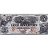 Image 1 : 1859 Five Dollars Bank of Clifton
