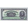 Image 1 : 1922 Five Dollars Molson’s Bank
