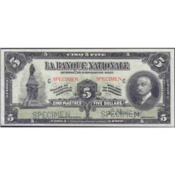 1922 $5 and $10 La Banque Nationale